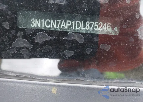 2013 Nissan Versa 1.6 Sv из США, поврежденный, VIN 3N1CN7AP1DL875246